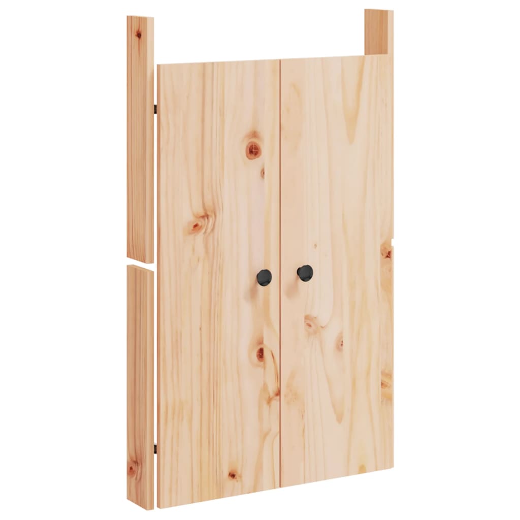 vidaXL Türen für Outdoor-Küche 2 Stk. 50x9x82 cm Massivholz Kiefer