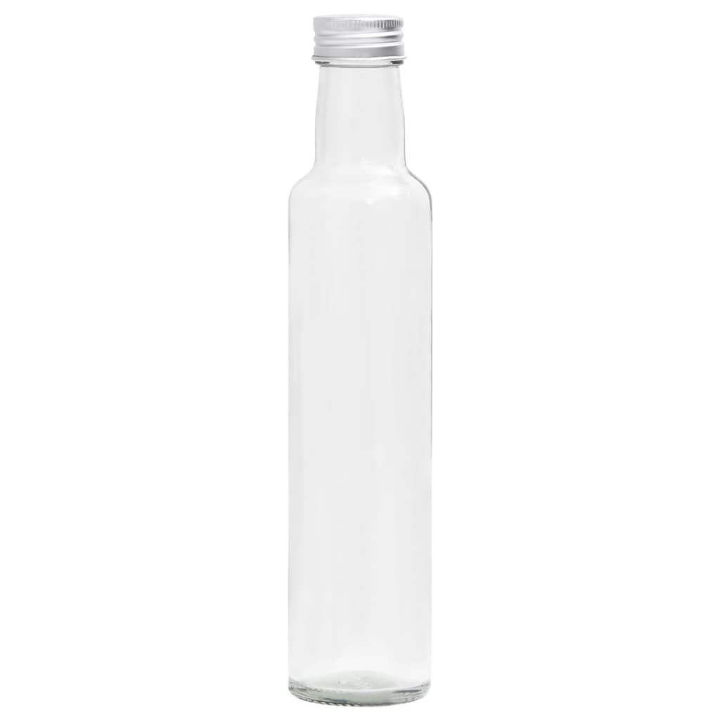 vidaXL Kleine Glasflaschen 260 ml mit Schraubverschluss 10 Stk.