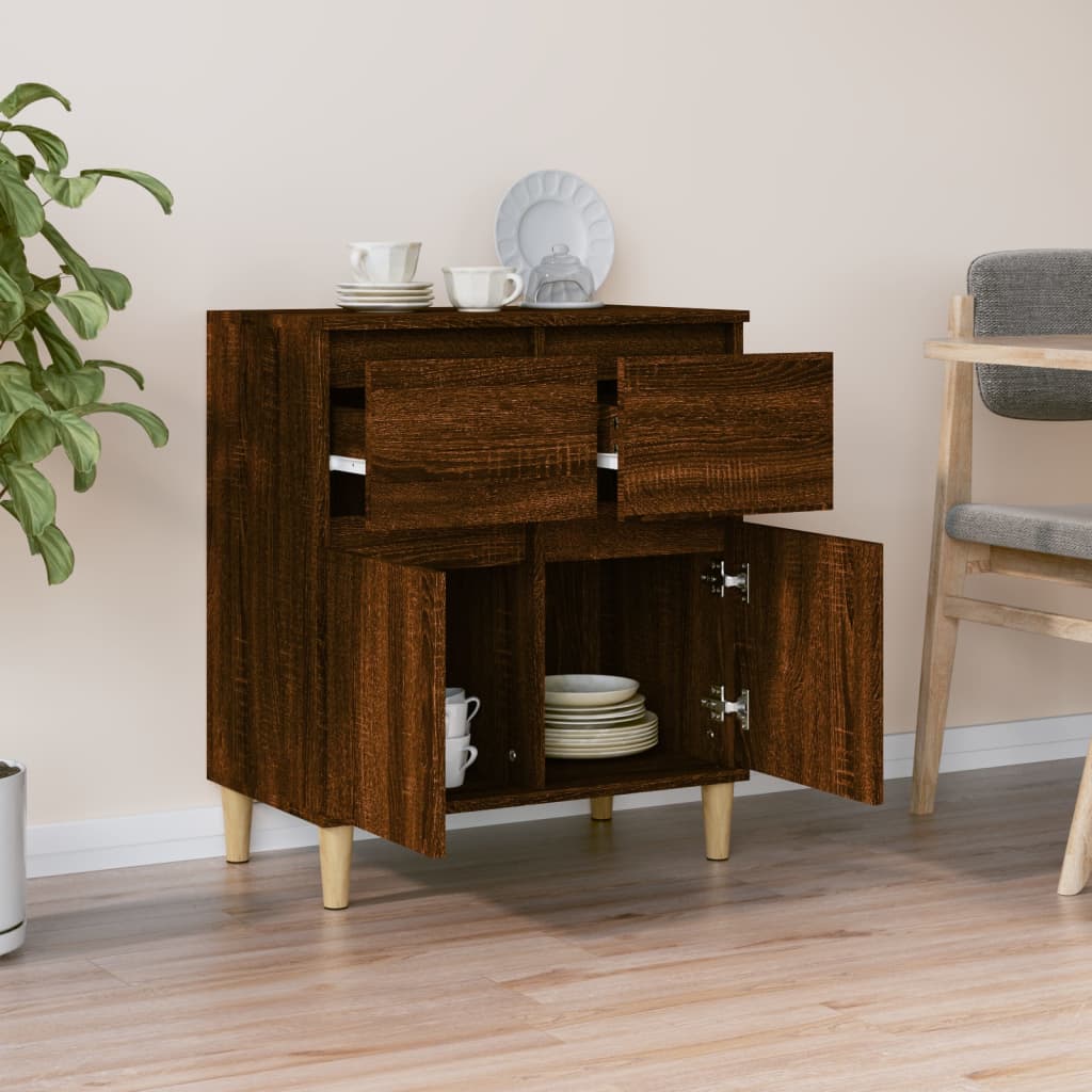 vidaXL Sideboard Braun Eichen-Optik 60x35x70 cm Holzwerkstoff