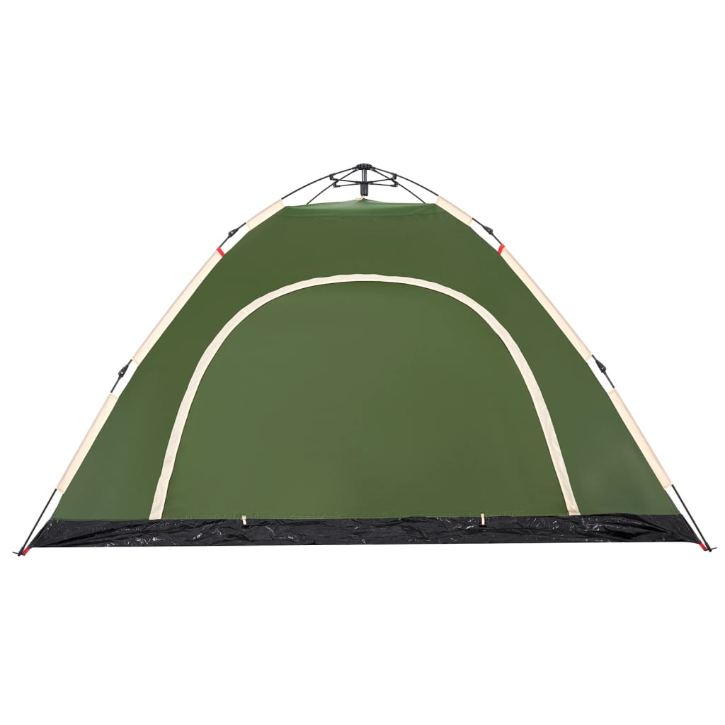 vidaXL Campingzelt 5 Personen Grün Quick Release