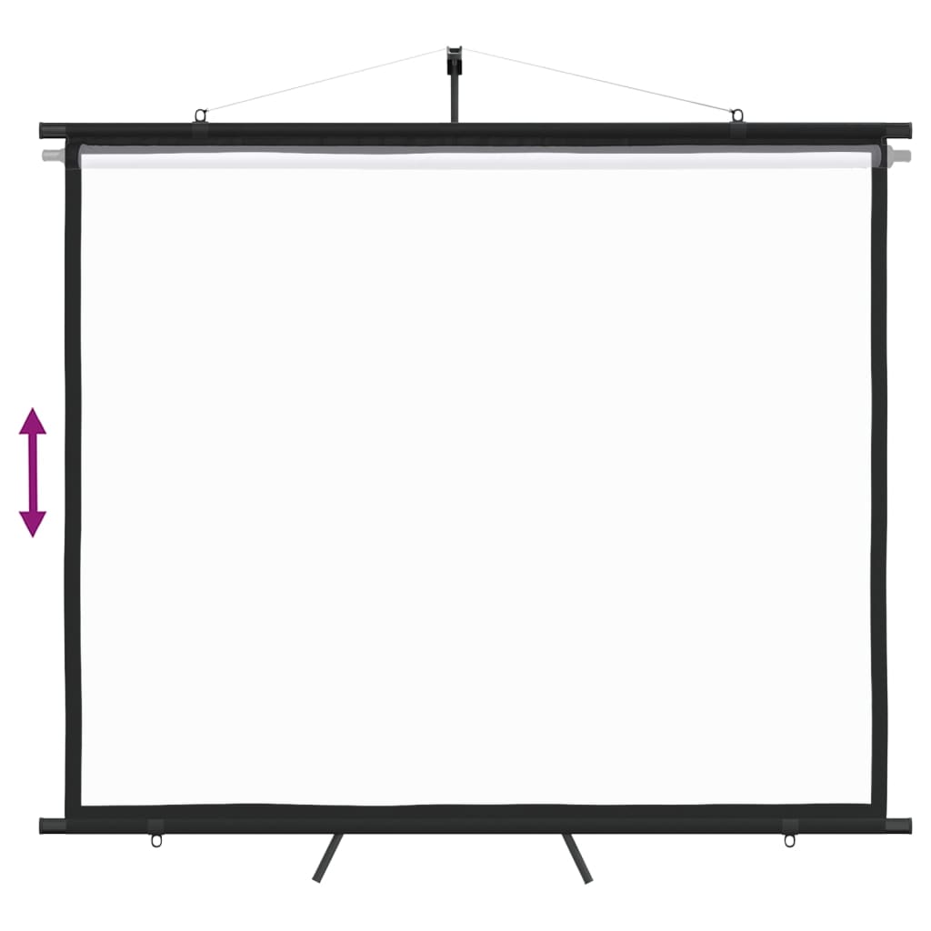 vidaXL Beamer-Leinwand mit Stativ 100" 4:3