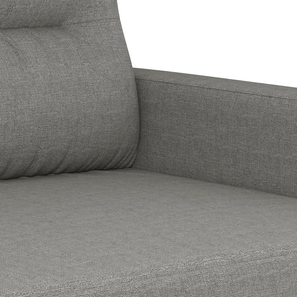 vidaXL 3-Sitzer-Sofa Dunkelgrau 210 cm Stoff