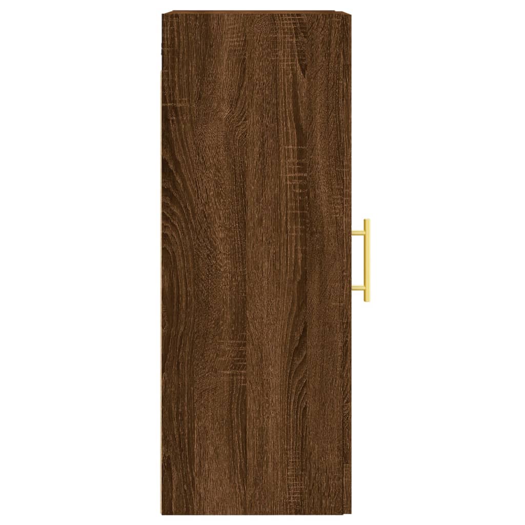 vidaXL Wandschrank Braun Eichen-Optik 34,5x34x90 cm Holzwerkstoff