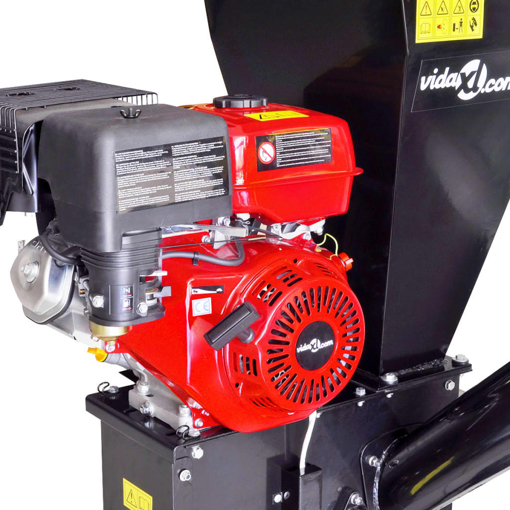 vidaXL Benzinbetriebene Holzhackmaschine mit 15 HP Motor