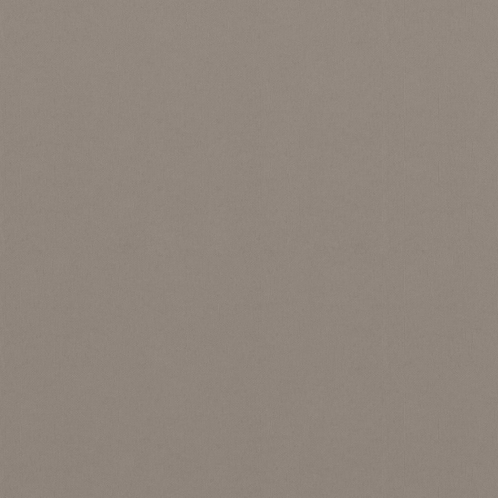 vidaXL Balkon-Sichtschutz Taupe 75x600 cm Oxford-Gewebe