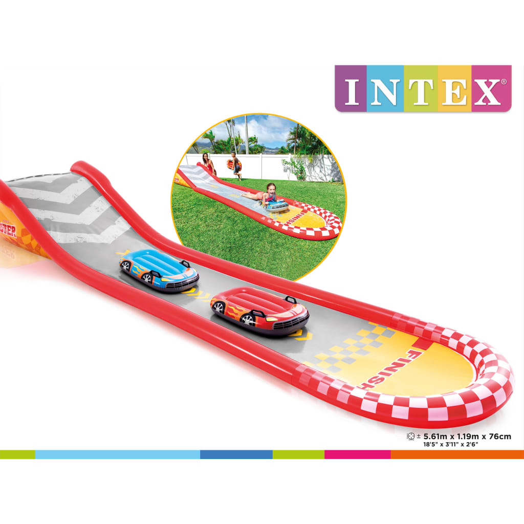 Intex Wasserrutsche Racing Fun Slide 561x119x76 cm