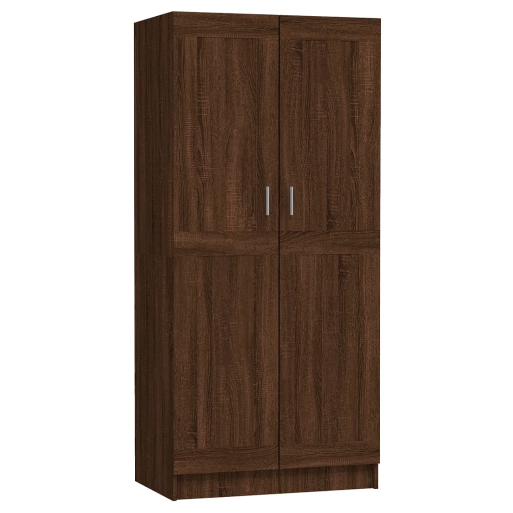 vidaXL Kleiderschrank Braun Eichen-Optik 82,5x51,5x180cm Holzwerkstoff