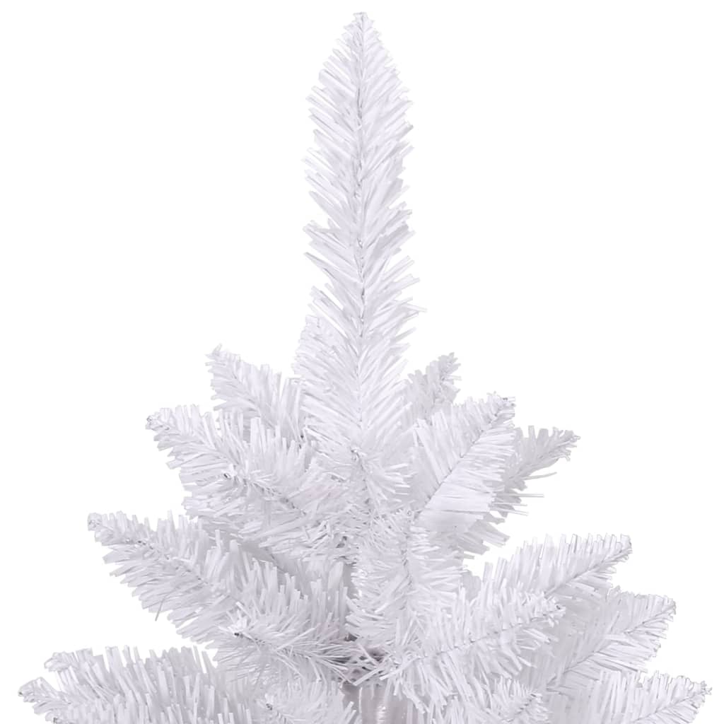 vidaXL Künstlicher Weihnachtsbaum Klappbar mit Ständer Weiß 120 cm