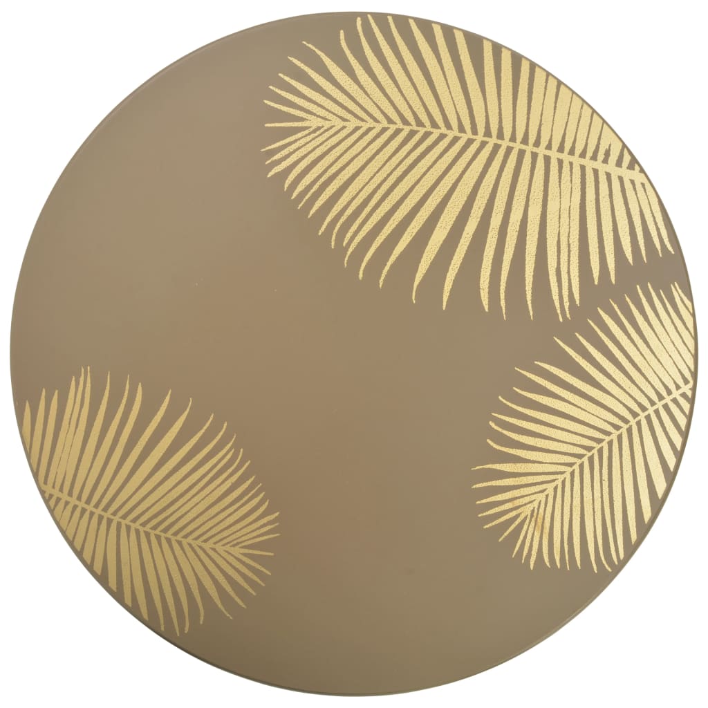 vidaXL Satztische 2 Stk. Golden 40x45 cm/30x40 cm MDF