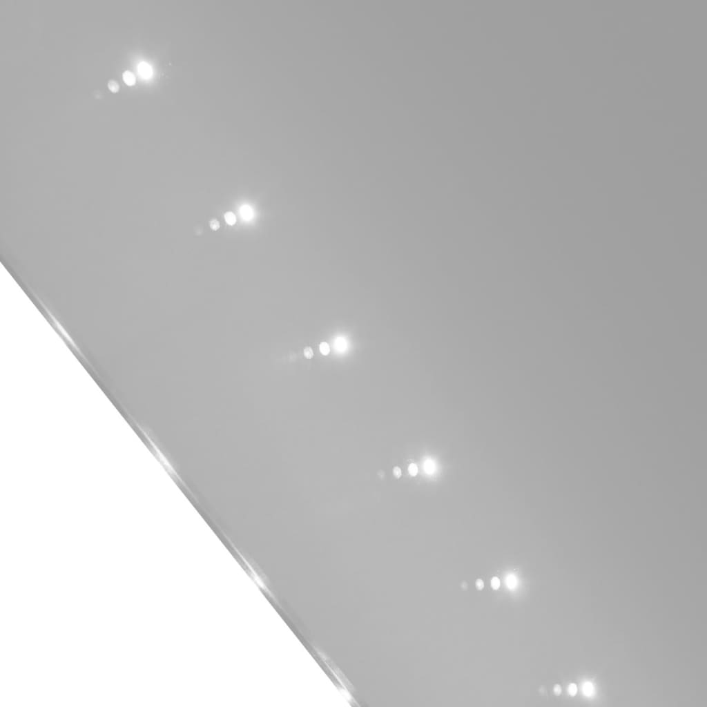 vidaXL Badspiegel mit LED-Leuchten 50×60 cm
