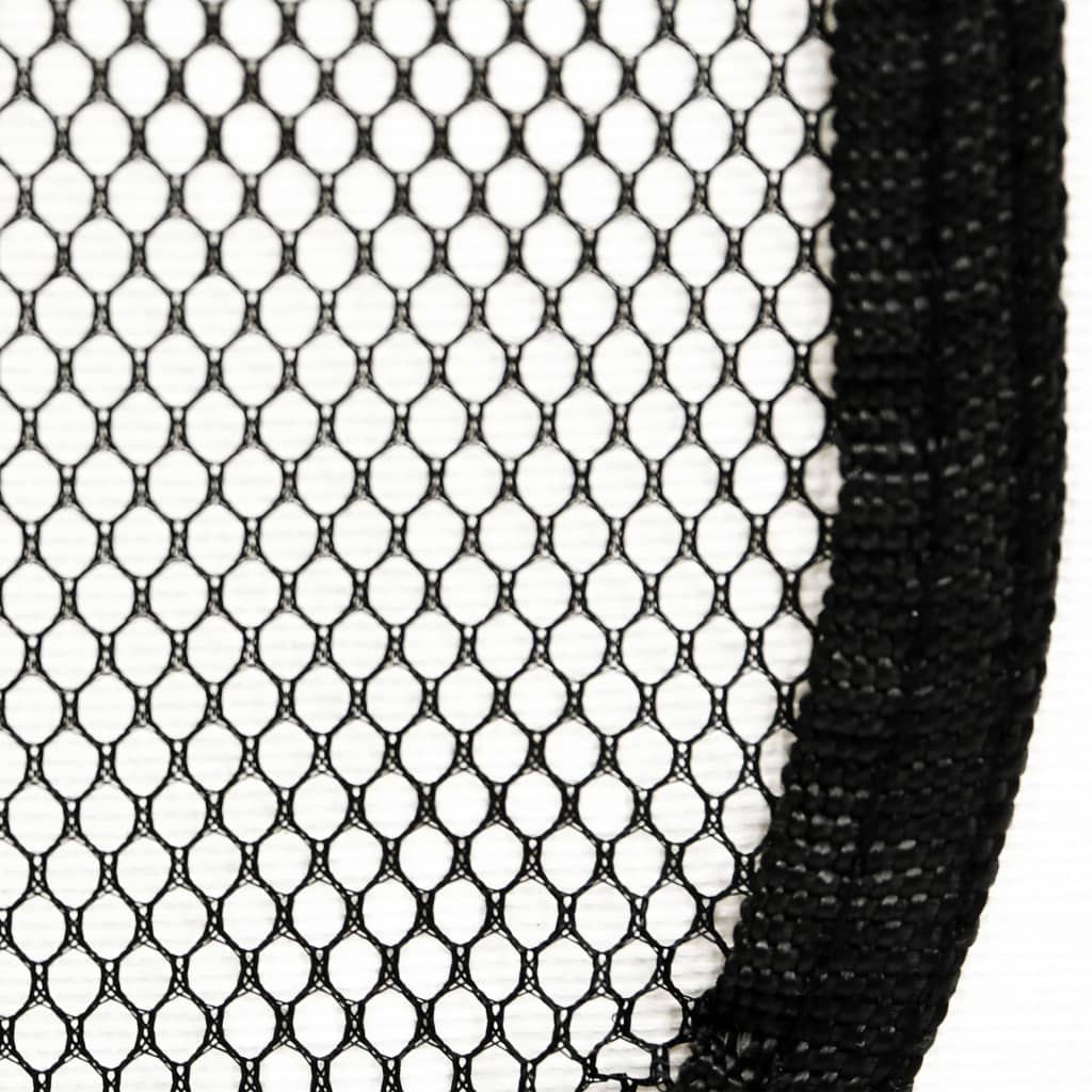 vidaXL Faltbarer Welpenlaufstall mit Tragetasche Schwarz 145x145x61 cm