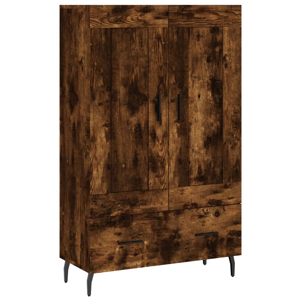 vidaXL Highboard Räuchereiche 69,5x31x115 cm Holzwerkstoff