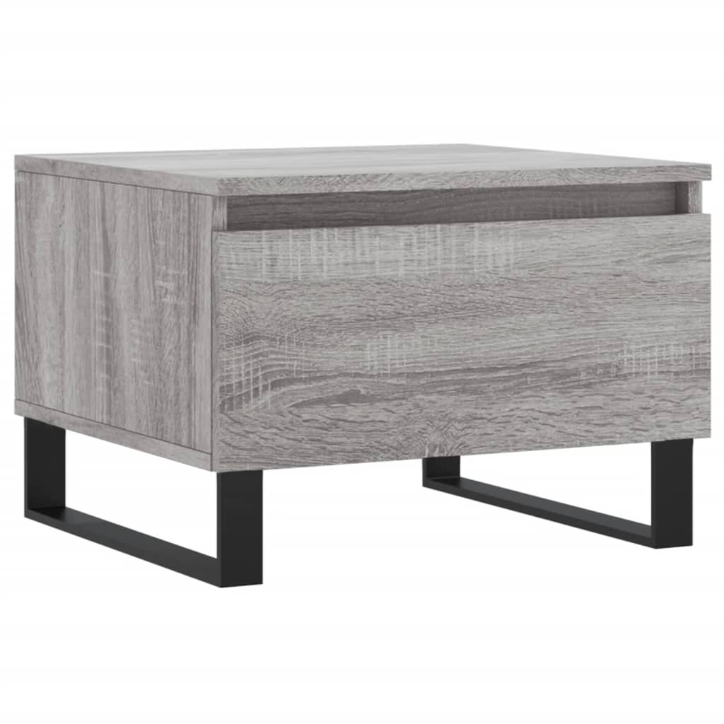 vidaXL Couchtisch Grau Sonoma 50x46x35 cm Holzwerkstoff