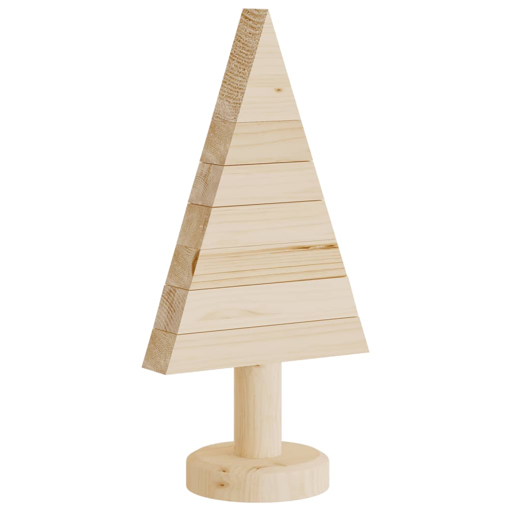 vidaXL Deko-Weihnachtsbäume 2 Stk. Holz 30 cm Massivholz Kiefer