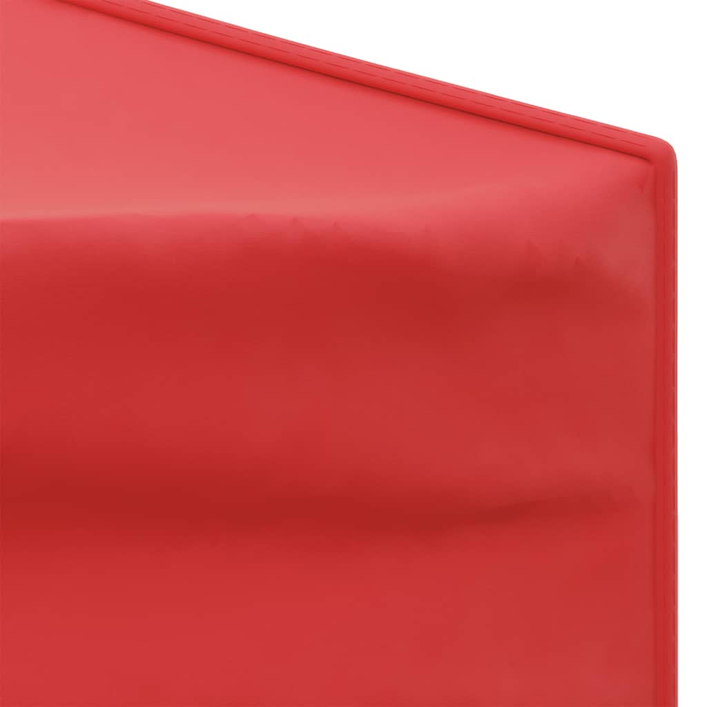 vidaXL Partyzelt Faltbar mit Seitenwänden Rot 2x2 m