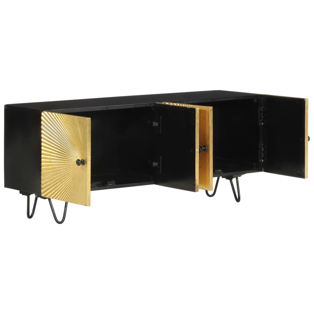 vidaXL TV-Schrank 110x30x45 cm Massivholz Mango