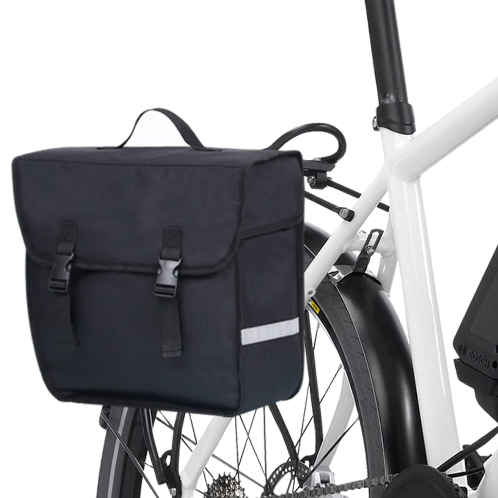 vidaXL Fahrradtasche für Gepäckträger Wasserdicht 21 L Schwarz