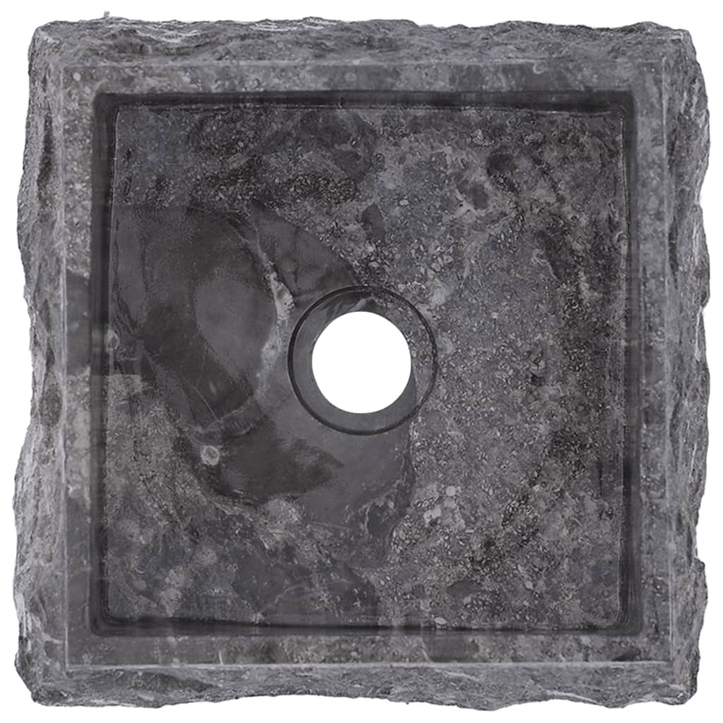 vidaXL Waschbecken Grau 30x30x13 cm Marmor