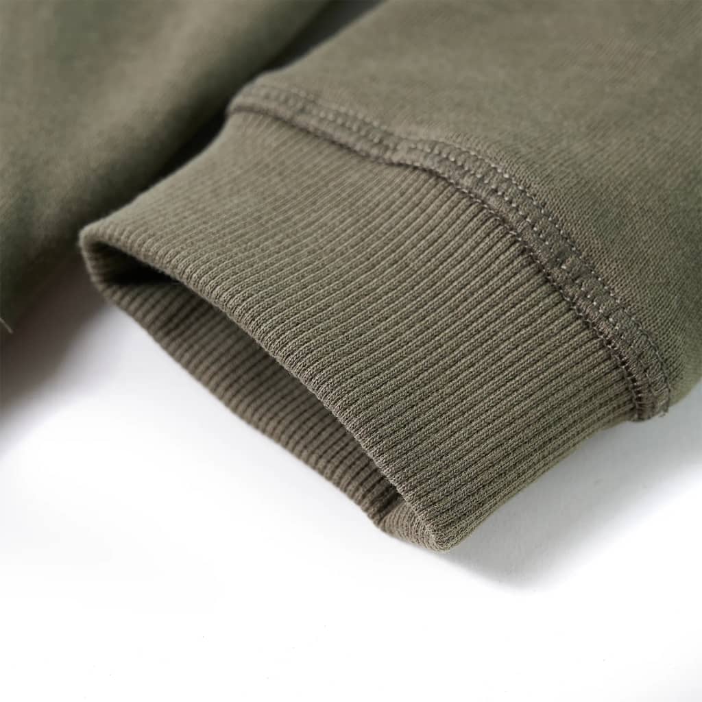 Kinder-Kapuzenpullover Khaki 104