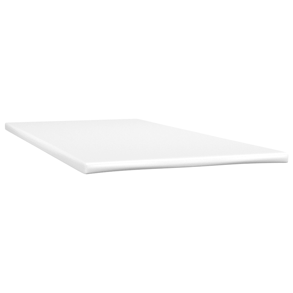 vidaXL Boxspringbett mit Matratze Hellgrau 100x200 cm Samt