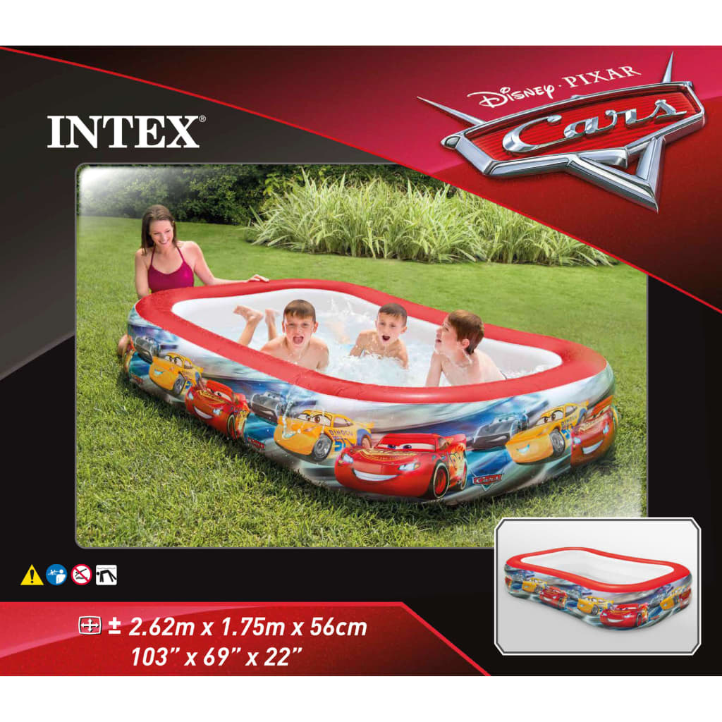 Intex Pool Cars Swim Center Mehrfarbig 262x175x56 cm