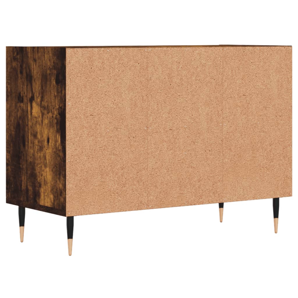 vidaXL TV-Schrank Räuchereiche 69,5x30x50 cm Holzwerkstoff