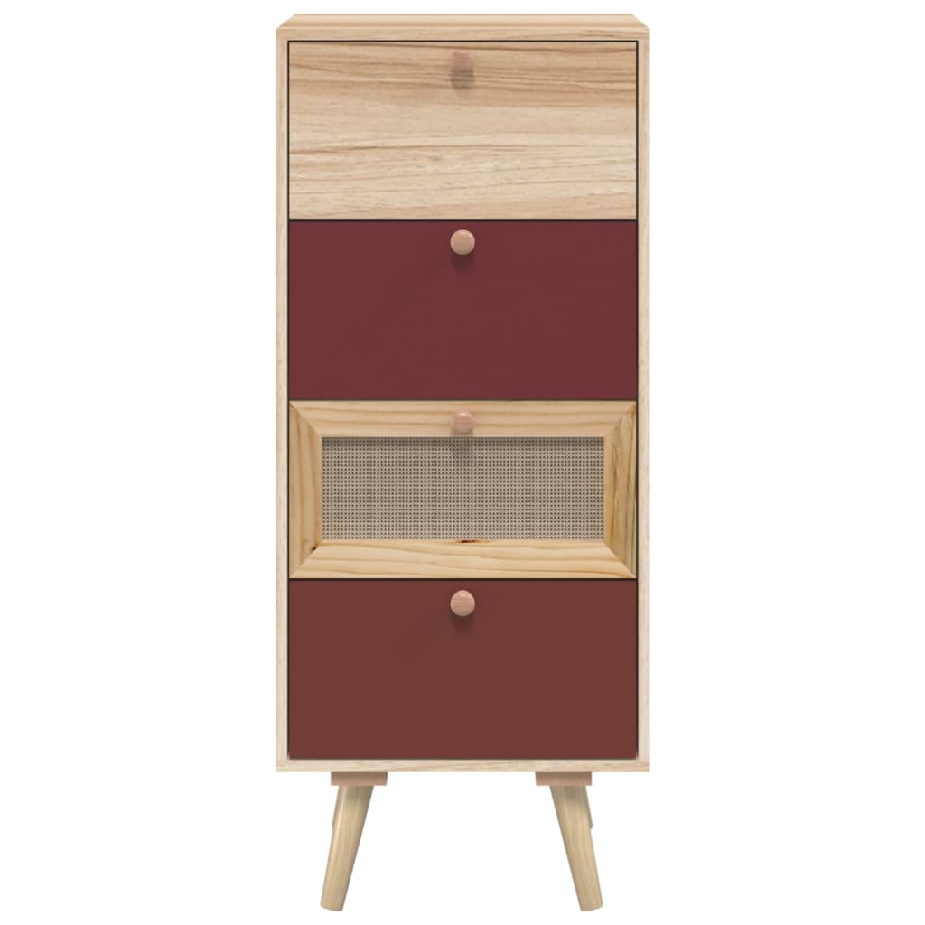 vidaXL Highboard mit Schubladen 40x30x95 cm Holzwerkstoff