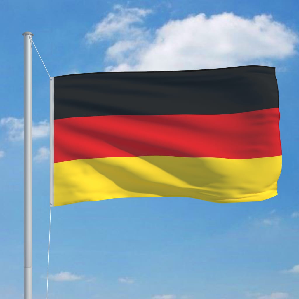 vidaXL Flagge Deutschlands 90 x 150 cm
