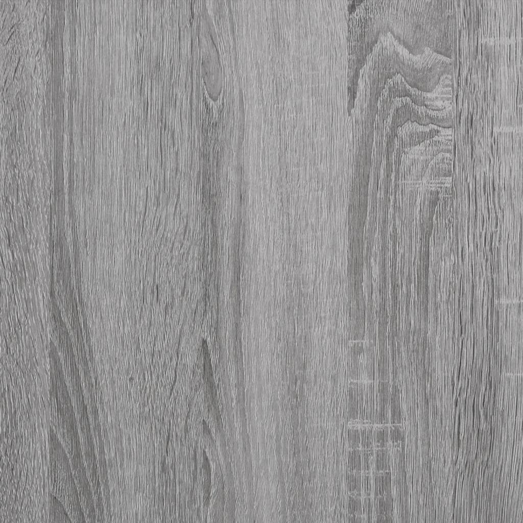 vidaXL Beistelltische 2 Stk. Grau Sonoma Holzwerkstoff