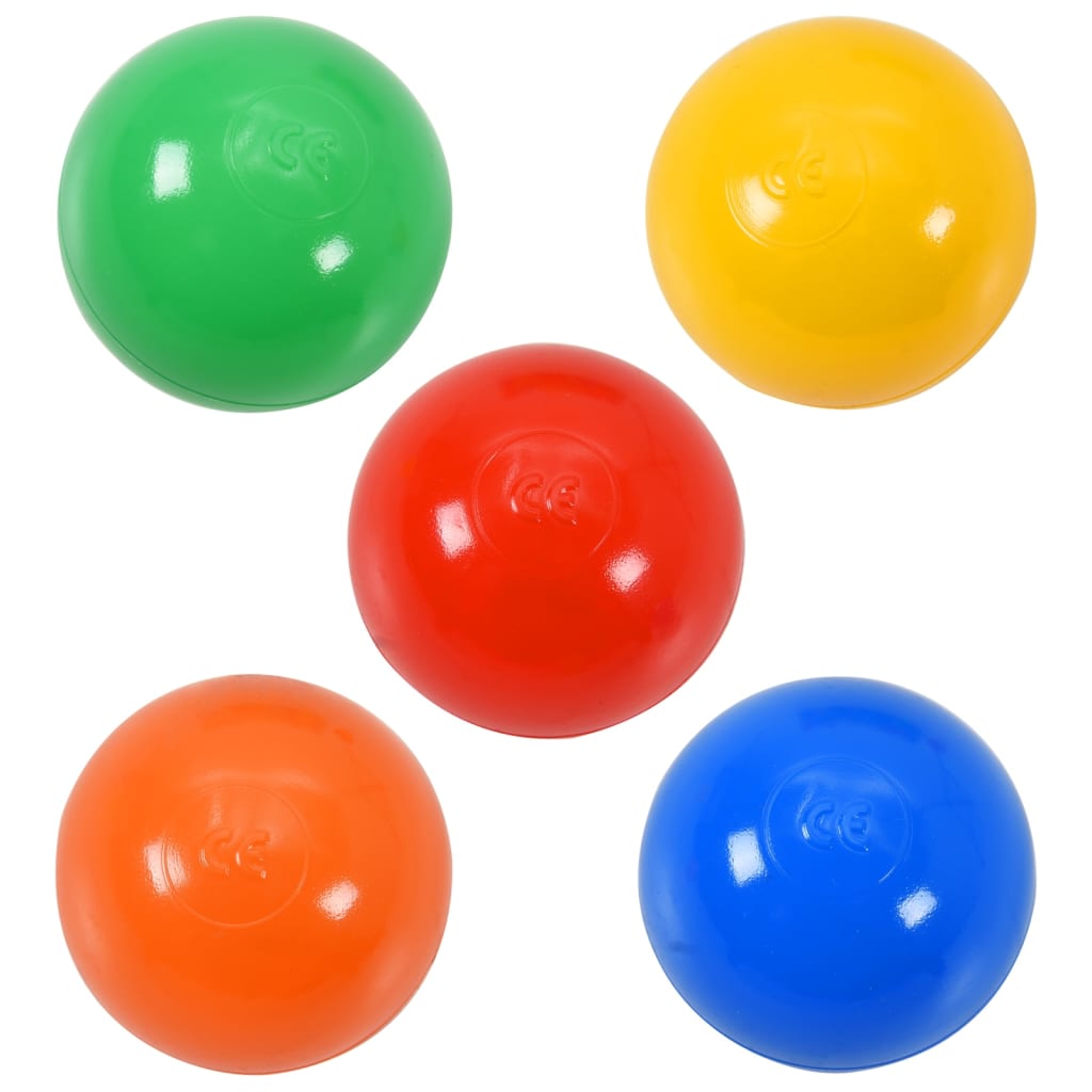 vidaXL Spielzelt mit 250 Bällen Mehrfarbig 255x80x100 cm