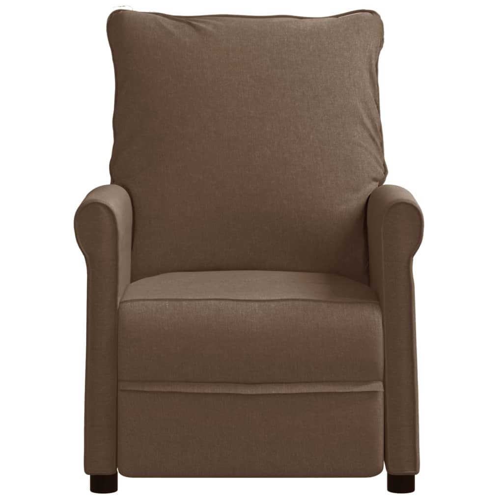 vidaXL Relaxsessel Braun Stoff