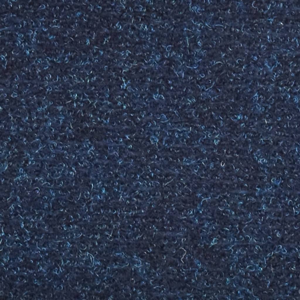 vidaXL Selbstklebende Treppenmatten 10 Stk. Marineblau 56x17x3 cm