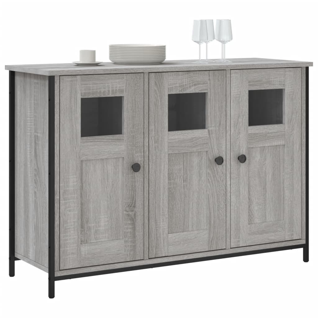 vidaXL Sideboard Grau Sonoma 100x35x70 cm Holzwerkstoff