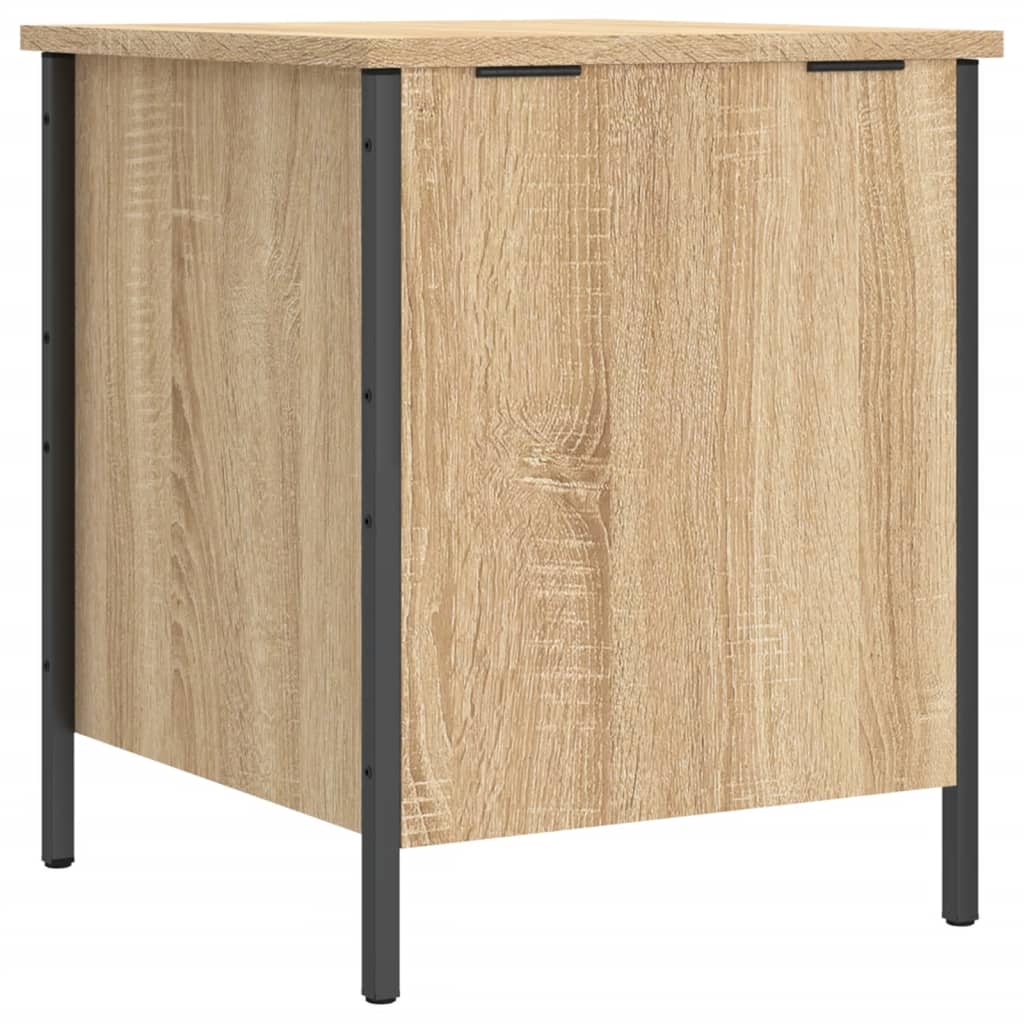 vidaXL Sitzbank mit Stauraum Sonoma-Eiche 40x42,5x50 cm Holzwerkstoff