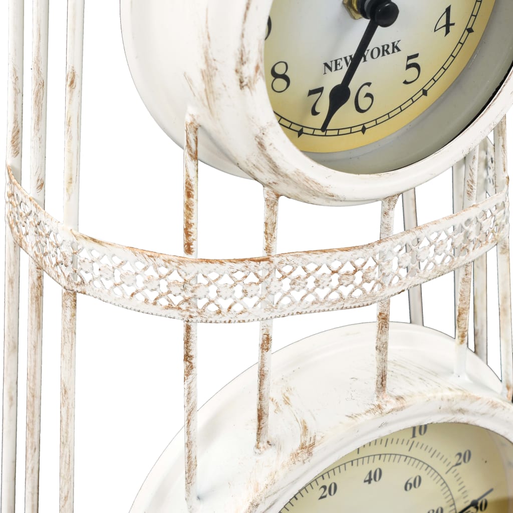 vidaXL Uhr mit Thermometer Nostalgie