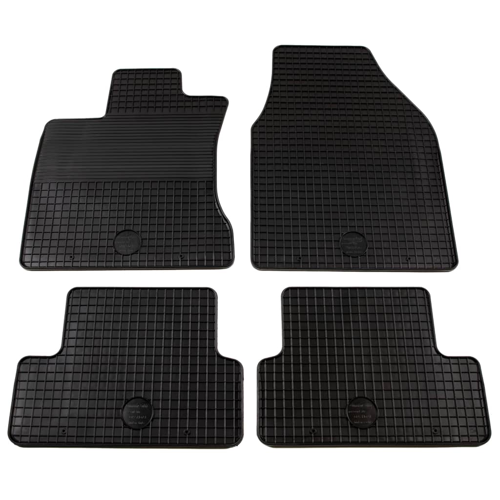 vidaXL Gummi-Fußmatten-Set 4-tlg. für Nissan Qashqai