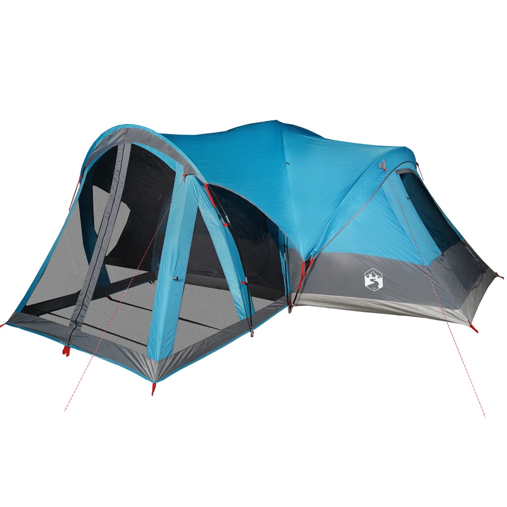 vidaXL Tipi-Familienzelt 8 Personen Blau Wasserdicht