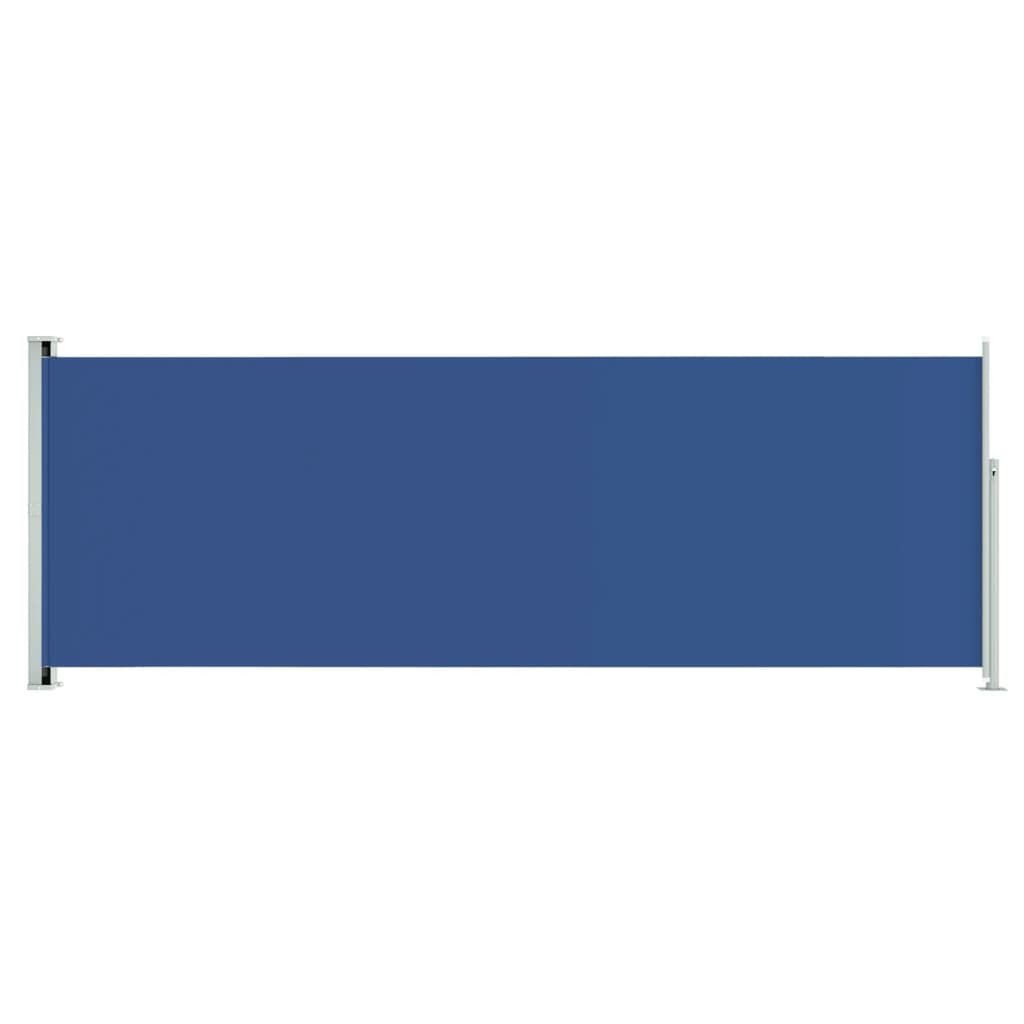 vidaXL Seitenmarkise Ausziehbar 220x600 cm Blau