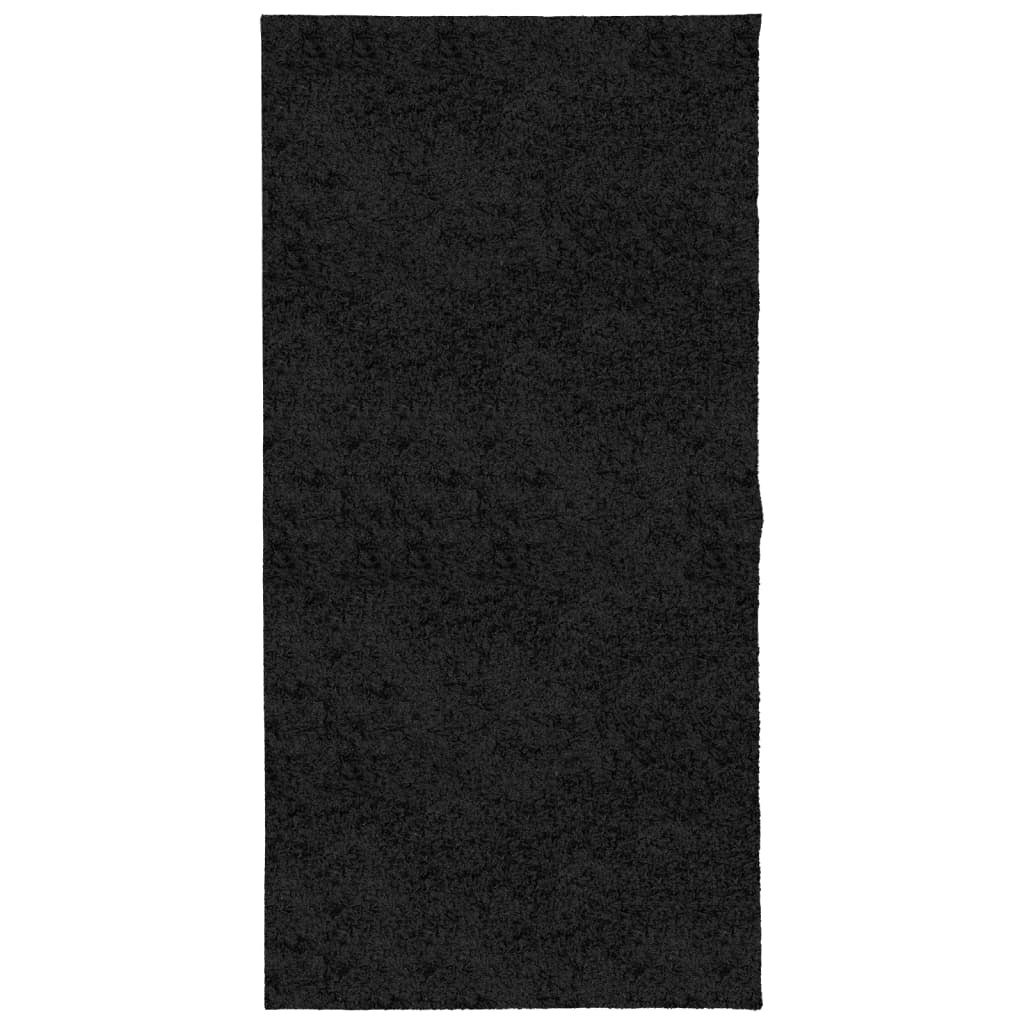 vidaXL Shaggy-Teppich PAMPLONA Hochflor Modern Schwarz 100x200 cm