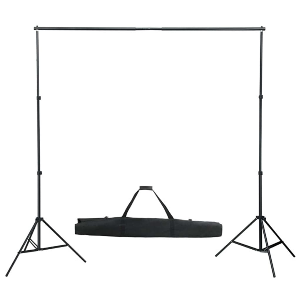 vidaXL Fotostudio-Set mit Lampen und Hintergrundsystem