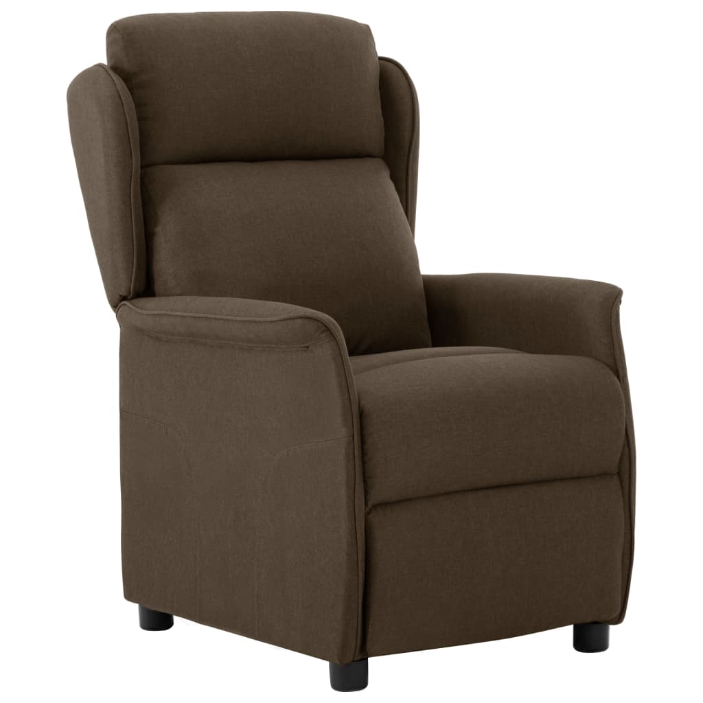 vidaXL Relaxsessel Braun Stoff