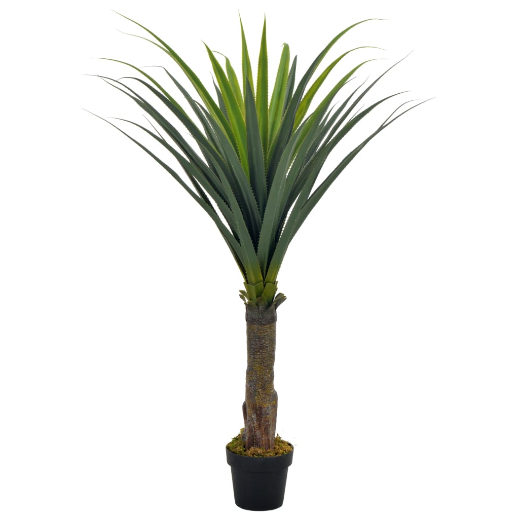 vidaXL Künstliche Pflanze Yucca-Baum mit Topf Grün 145 cm