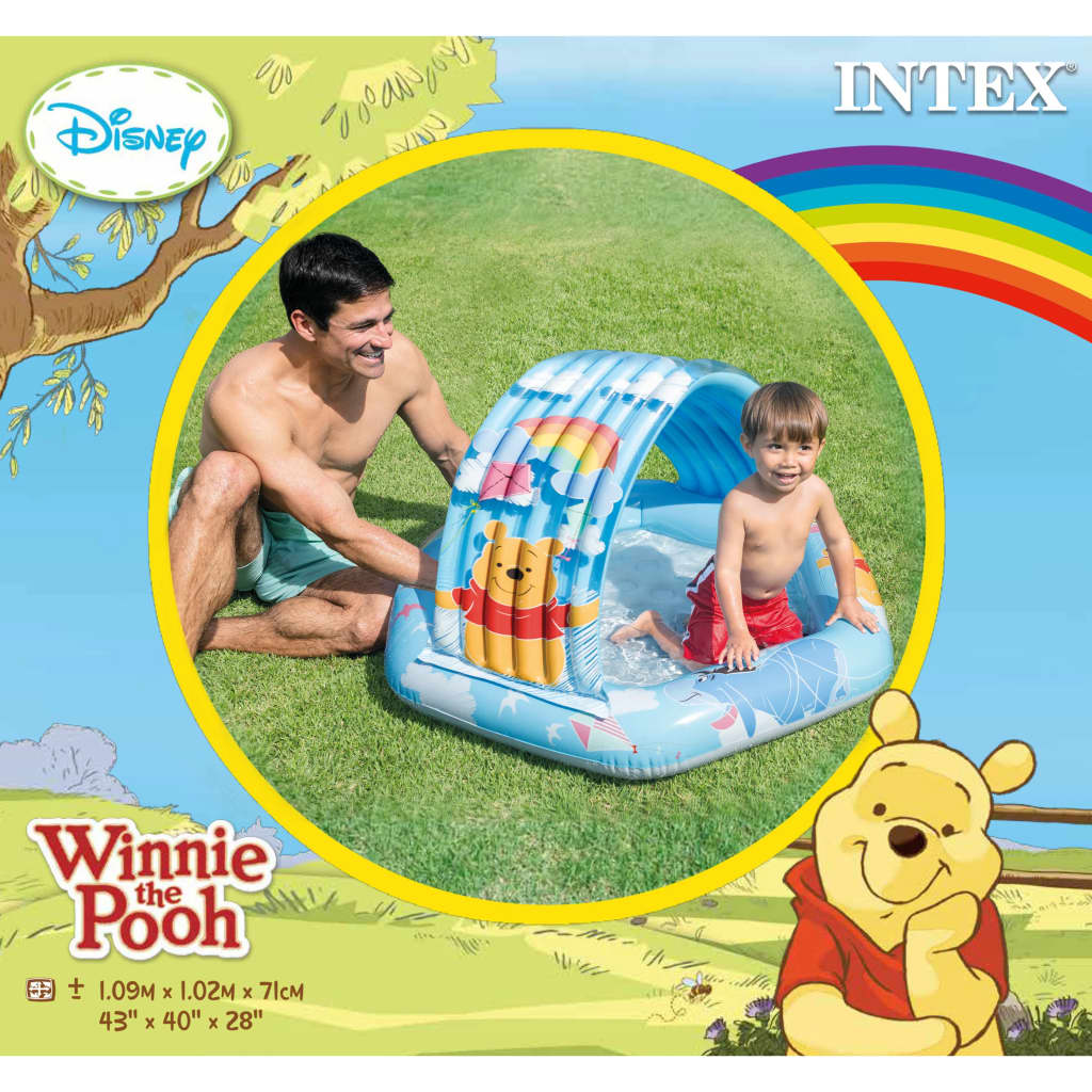 Intex Babypool Winnie the Pooh Mehrfarbig 109x102x71 cm