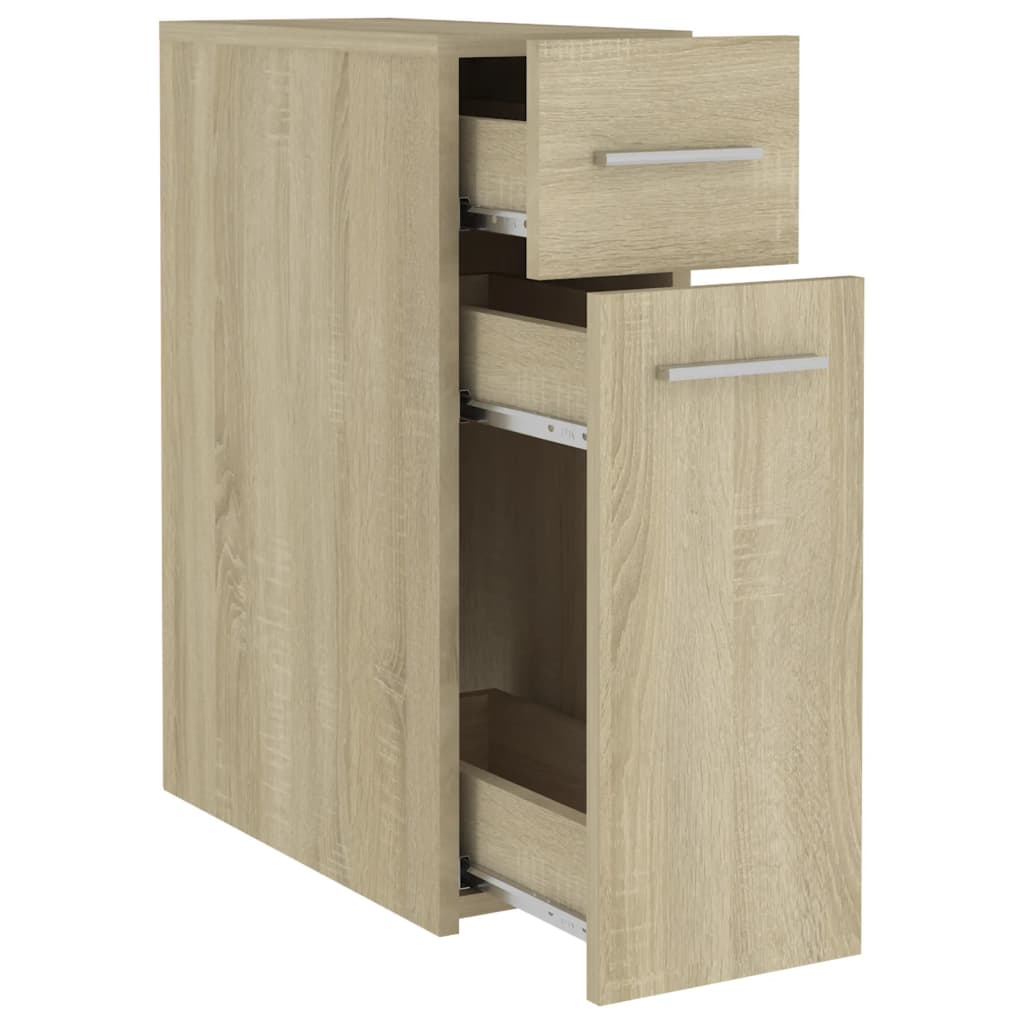 vidaXL Apothekerschrank Sonoma-Eiche 20x45,5x60 cm Holzwerkstoff