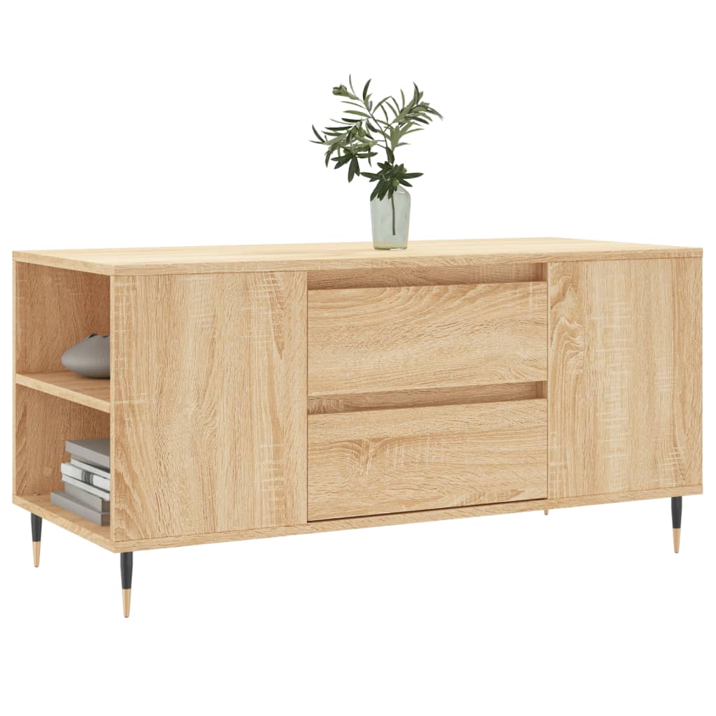 vidaXL Couchtisch Sonoma-Eiche 102x44,5x50 cm Holzwerkstoff