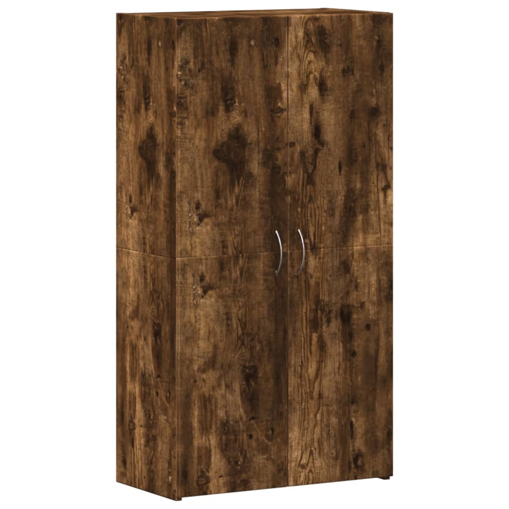 vidaXL Aktenschrank Räuchereiche 60x32x115 cm Holzwerkstoff