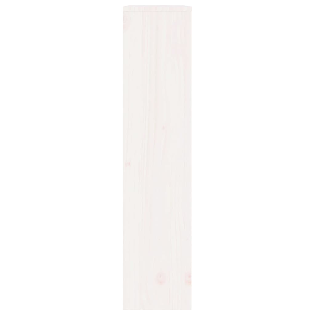 vidaXL Heizkörperverkleidung Weiß 79,5x19x84 cm Massivholz Kiefer