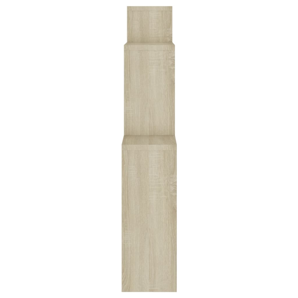 vidaXL Würfelregal Sonoma-Eiche 80x15x78,5 cm Holzwerkstoff