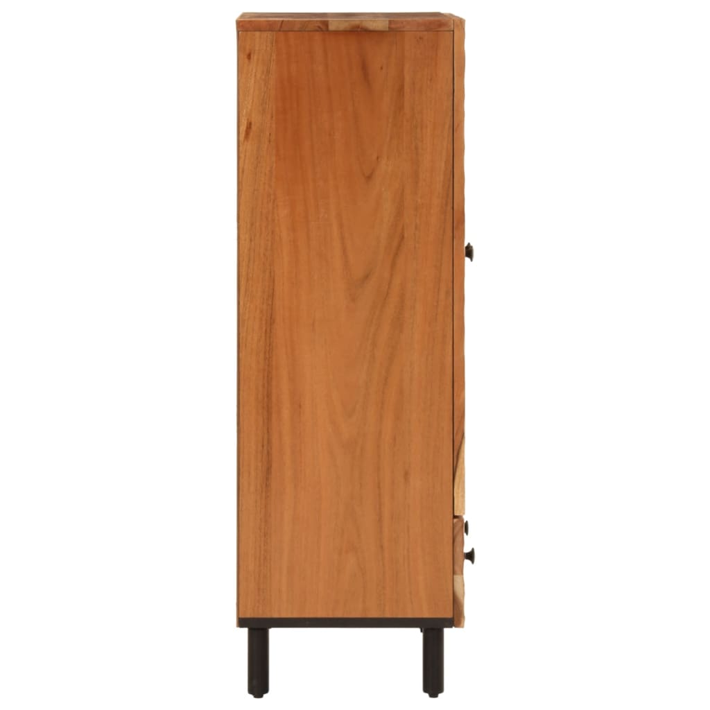 vidaXL Highboard 60x33x100 cm Massivholz Akazie