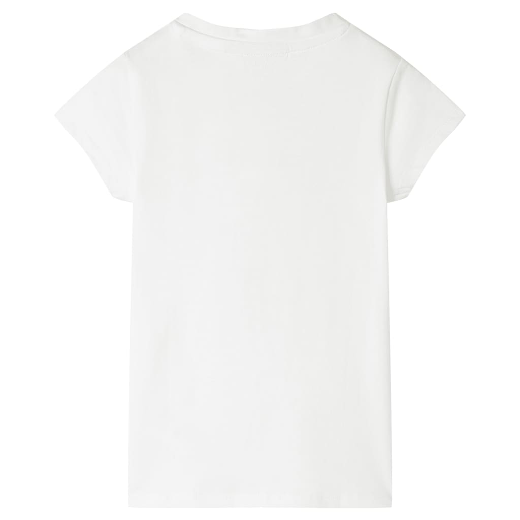 Kinder-T-Shirt Ecru 104